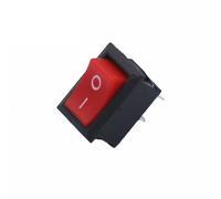 100PCS Red ON-OFF KCD1 15 * 21mm 2pin 6A 250V 10A 125V 15X21 Rocker Switch power switch