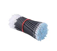 100Pcs Ricariche per Penne Neutre a Punta Completa Pallino Scuola e Ufficio Ricambio Inchiostro Premium Senza Odore Non Fading SMOOTH