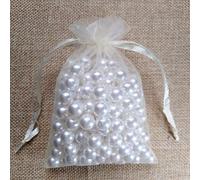 100pcs sacchetto di organza 5x7 7x9 9x12 10x15cm imballaggio di gioielli sacchetti di organza sacchetto del regalo della festa nuziale sacchetto di compleanno sacchetti regalo di natale