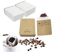 100pcs Sacchetto Filtro Caffè e Carta Kraft Sacchetto di Caffè Combo Portatile Ufficio Viaggio Drip Coffee Filter Tool Set