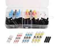 100pcs Saldatura Guarnizione Termorestringente Manicotto Filo 100pcs Saldatura adatto per esterno per Semplice collegamento -step isolamento e sigillatura di fili