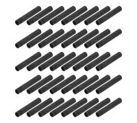 100Pcs Spacerino Zigrinato M2 x 25mm in Alluminio per Drone RC (Nero, 4mm OD)