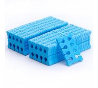 100pcs Sponge Separator Separatore morbido Nail art separatore di dito del sepacer Spazio di pedicure manicure per smalto per unghie (Blu)
