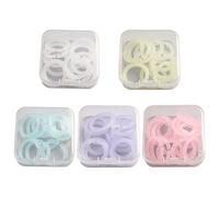 100Pcs Staccabile Raccoglitori Anelli per Flash Card 15mm Libro Anelli