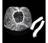 100pcs usa e getta Hotel Casa Doccia Bagno Capelli Chiari Elastico Cap Cappelli Bagno Cap