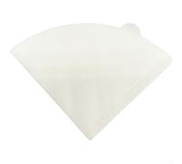 100pcs V01 Coffee Filter Paper 1-2 Cup Natural Wood Pulp(V02) | Size V01 fits 1-2 cups, natural wood pulp, unbleached white, ear tabs for easy handling, clean taste