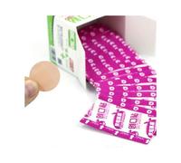 100pcs Waterproof Breathable Round Band Aid Adhesive Bandages First Aid Kit