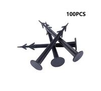 100Pcs Weed Control Fabric Securing Pegs ,Plastic Heavy Duty Garden Patio Pins