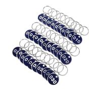 100pcs Yellow Tags Key Labels Number 1-200 For Hanging Rings With Ring Lightweight Portable Keychains Per Hotel(101-200)