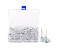 100PcsLot Solid Capacitor Kit 10Values Motherboard Assorted Box 2.5V4V6.3V16V 470UF 560UF 1000UF Storage Samples Set AUOQKQUT