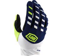 Guanti Cross 100% Airmatic Blu Navy/BiancoS Blu Navy,Bianco