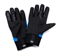 Guanti lunghi 100% Hydromatic Brisker blu - S