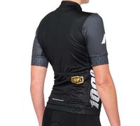 100percent Maglia A Maniche Corte Exceeda Black / Charcoal
