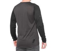 100percent Maglia A Maniche Lunghe Ridecamp Black / Charcoal