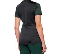 100percent Maglia Da Enduro A Maniche Corte Ridecamp Charcoal / Forest Green