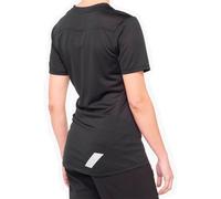 100percent Ridecamp Short Sleeve T-shirt Nero XL Donna Black / Grey