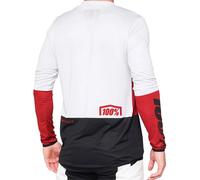 100percent Maglietta A Maniche Lunghe R-core X Cherry / Black