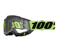 100% Maschera Accuri 2 OTG Off-road – Nero, lente trasparente