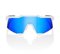 100% GAFAS Occh. SPEEDCRAFT White, HiPER Blue, Occhiali Unisex Adulto, Multicolore, Taglia Unica