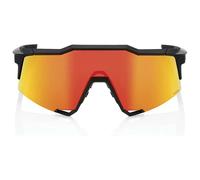 100% Occhiali - Speedcraft - HiPER Mirror Lens - Soft Tact Black / Red + Clear taglia unica
