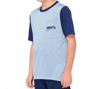 Maglia a maniche corte per bambini 100% ridecamp Bleu