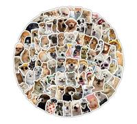 100pezzi Adesivi Divertenti a forma di Cane,Decalcomanie Estetiche per Gli Amanti dei Cani,Doge Adesivi per Laptop,Adesivis con Cani Impermeabili,per Bottiglie D'acqua,Biciclette,Skateboard