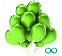 100pezzi palloncini verde chiaro,12 pollici Baby verde lattice festa palloncini elio qualità per la decorazione della festa come festa di compleanno,Baby Shower,matrimonio,Halloween o festa di Natale