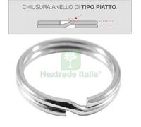 100PZ ANELLI PER CHIAVI MM.25: