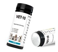 100pz Bastoncini Urina Canina 10 Parametri per Rilevamento Precoce Problemi