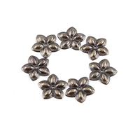100Pz Borchie per Chiodi per Tappezzeria Generico Rotondo a Testa Larga Chiodo Liscio/Margherita/Quadrato/Prugna Chiodo per il Pacchetto di Decorazione del Sofà(Prugna 23mm)