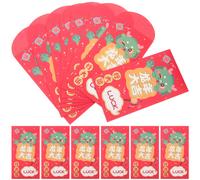 100Pz Buste Rosse in Carta Coniglio Rosa Per Regali Capodanno