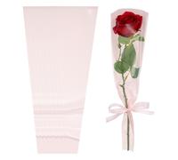100Pz Bustine per Fiori Sleeve Rosa Chiaro 45x12x3cm