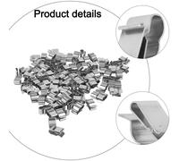 100pz Clip per Cavi Pannello Solare con Forte Compatibilità per Vari Cavi