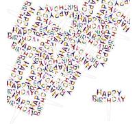 100pz Decorazioni per Cupcake di Buon Compleanno, Colorate Plastica Piccole Buon Compleanno Decorazioni Torta Stecchini per Cupcake di Buon Compleanno per Baby Shower Anniversario