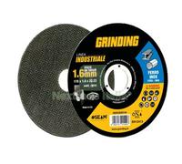 100PZ DISCO ABRASIVO TAGLIO FERRO INDUSTRIAL GRINDING MM 125X22,2 H.MM 1,0: