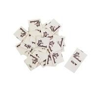 100pz Etichette di Stoffa Etichette per Indumenti Fatti a Mano Motivo a Farfalla a Cuore Etichette per Etichette Fatte a Mano per Cappelli Lavorati a Maglia Fai-da-Te Cucito Stampato-7HH204430-1