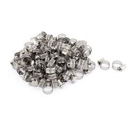 100pz Fascette Acciaio Regolazione Vite Stringitubo Fascette Regolabili 10-16mm