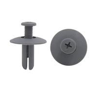100pz Grigio 8mm foro Paraspruzzi Clip di fissaggio di Rivetti per Macchine