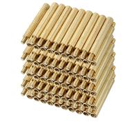 100pz M2 20+3mm maschio filettatura tonda ottone vite distanziale pilastro PCB