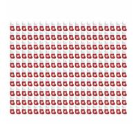 100pz Mini Cappello di Natale Stoviglie Coltello Forchetta Portaoggetti Borse Buon Natale Festa Cena Bottiglia di Vino Cappelli di Natale Decorazioni-Calzini-200 PZ