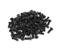 100Pz nero M3 x 8 mm acciaio lega brugola testa bombata viti Bulloni