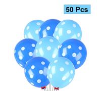 100Pz Palloncini A Pois in Lattice Per Addobbi Feste