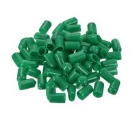 100pz per Rubber End Caps 11mm ID vinile verde scuro