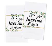 100pz Porta fazzoletti matrimoni lacrime di gioia | bomboniere per matrimoni | porta fazzoletto | sacchetti matrimoni,carta lacrime di gioia,decorazione di nozze,custodie per fazzoletti matrimonio