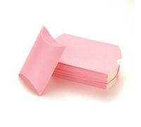 100pz Portaconfetti Scatole Cuscino In Carta Kraft Semplice FAI DA TE