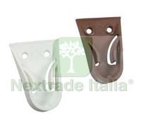 100PZ REGGITUBO LATERALE PER ARMADIO COLORE BIANCO: