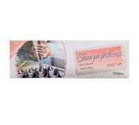 100pz Sac a poche trasparente in plastica rotolo pasticcere decora dolci 55x27cm