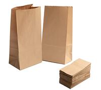 100pz Sacchetti Carta,Sacchetti Carta Kraft,Buste Regalo di Carta 9 x 18 x 5 cm