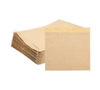 100pz Sacchetti per sandwich in carta grezza 7,1 x 6,7" Carta antigrasso Marrone