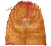 100PZ SACCO RASCHEL A RETE PP ARANCIO ROSSO CM 35X50 PORTATA KG 5 10: